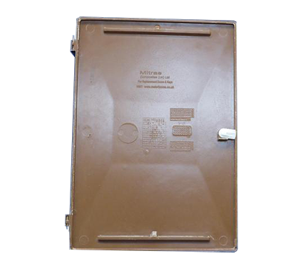 Mitras Brown Gas Meter Box Door