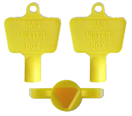 Mitras Pack of 50 Gas Meter Box Keys