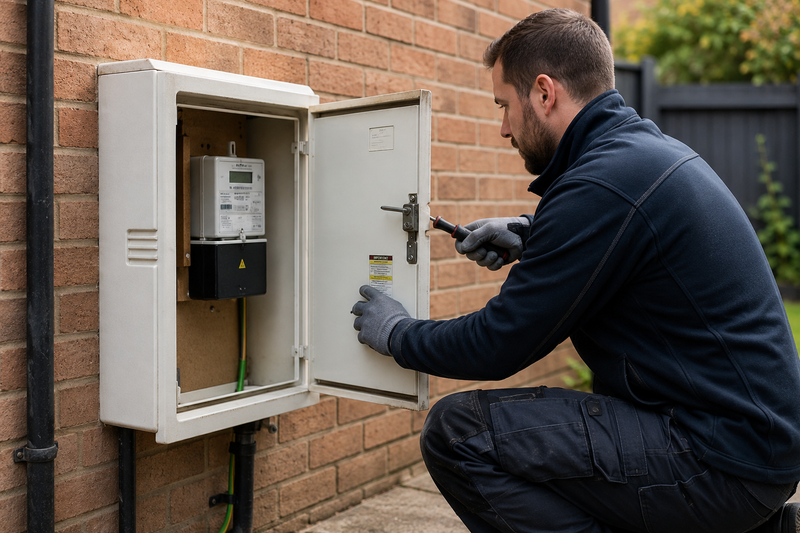How to Replace a Pin Hinged Meter Box Door