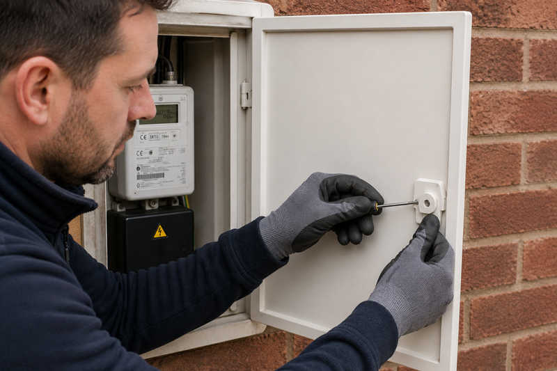 How to Replace a Meter Box Latch