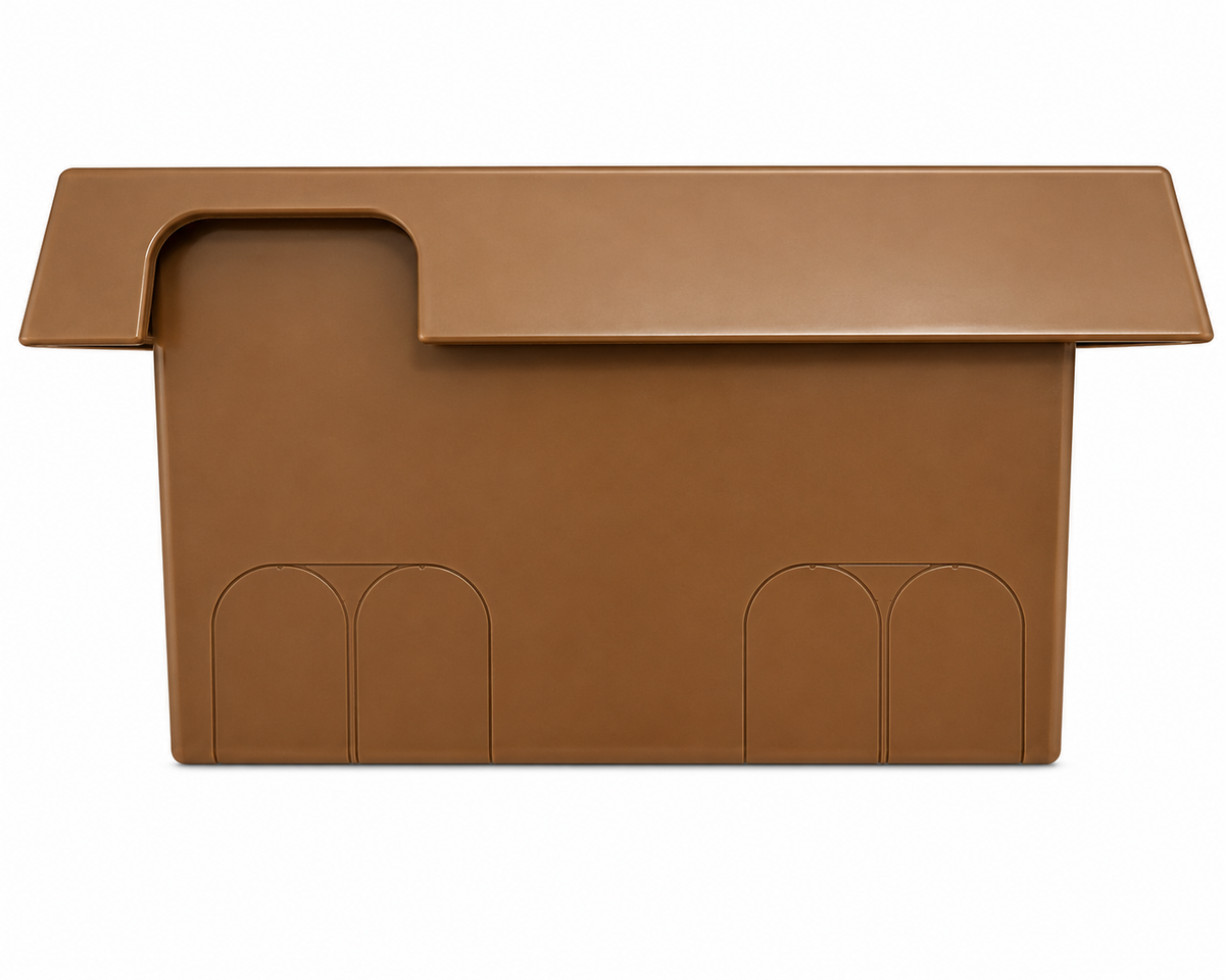 Mitras Brown Recessed Electricity Meter Box