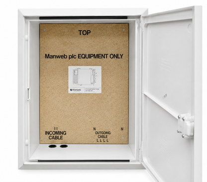 Mitras Medium Manweb Recessed Electricity Meter Box
