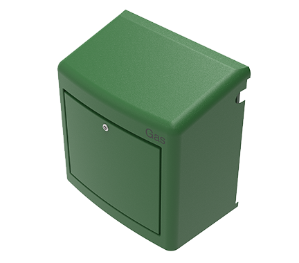 Textured GC2 Industrial Gas Meter Housing