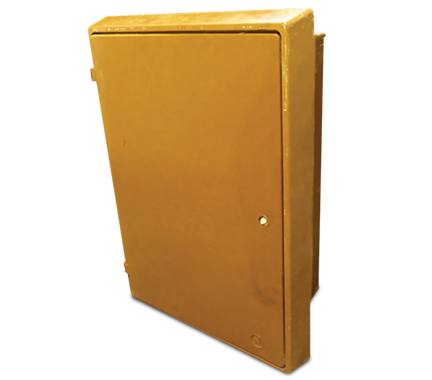 Mitras Brown Recessed Electricity Meter Box