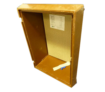 Mitras Brown Recessed Electricity Meter Box