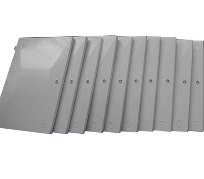 Mitras Recessed Electricity Meter Box Door Left-hand Hinged (10 Pack)