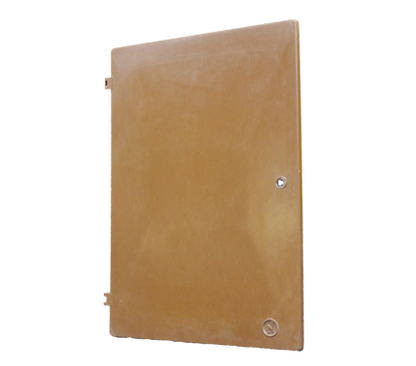 Mitras Brown Recessed Electricity Meter Box Door