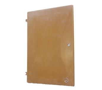 Mitras Brown Recessed Electricity Meter Box Door