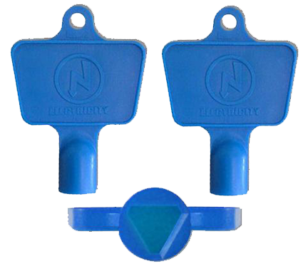 Mitras Pack of 50 Electricity Meter Box Keys