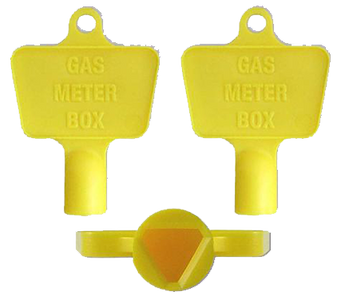 Mitras Pack of 50 Gas Meter Box Keys