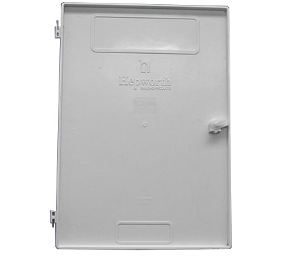 Mitras Hepworth Recessed Electricity Meter Box Door Right-hand Hinged